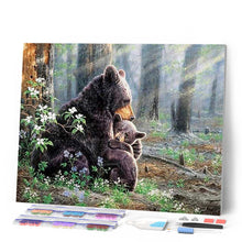 Carica l'immagine nel visualizzatore di Gallery, Diamond Painting - Famiglia di Orsi
