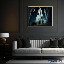 Carica l'immagine nel visualizzatore di Gallery, Diamond Painting - Unicorno Nell'Oscurità