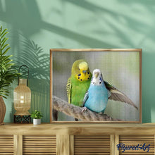 Carica l'immagine nel visualizzatore di Gallery, Diamond Painting - Parrocchetti