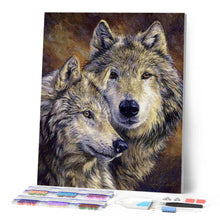 Carica l'immagine nel visualizzatore di Gallery, Diamond Painting - Ritratto Di Lupi