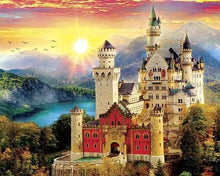 Carica l'immagine nel visualizzatore di Gallery, Diamond Painting - Castello In Montagna