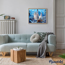 Carica l'immagine nel visualizzatore di Gallery, Diamond Painting - Castello Su Montagna Innevata