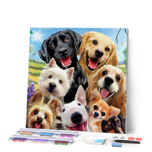 Carica l'immagine nel visualizzatore di Gallery, Diamond Painting - Cani Amichevoli