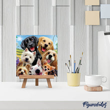 Carica l'immagine nel visualizzatore di Gallery, Diamond Painting - Cani Amichevoli