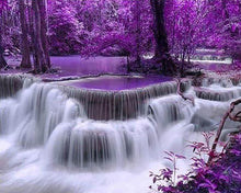 Carica l'immagine nel visualizzatore di Gallery, Diamond Painting - Cascata Viola