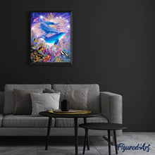 Carica l'immagine nel visualizzatore di Gallery, Diamond Painting - Delfini