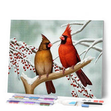 Carica l'immagine nel visualizzatore di Gallery, Diamond Painting - Piccoli Uccelli Tropicali