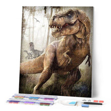 Carica l'immagine nel visualizzatore di Gallery, Diamond Painting - Dinosauri Jurassic Park