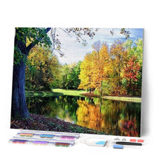 Carica l'immagine nel visualizzatore di Gallery, Diamond Painting - Vista Sullo Stagno
