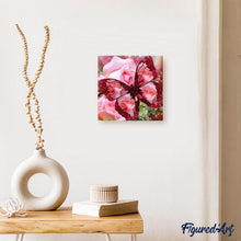 Carica l'immagine nel visualizzatore di Gallery, Diamond Painting - Farfalla Con Rosa