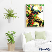 Carica l'immagine nel visualizzatore di Gallery, Diamond Painting - Pavoni Sui Rami