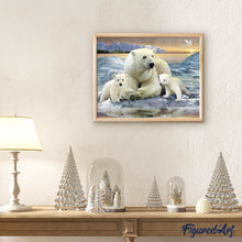 Carica l'immagine nel visualizzatore di Gallery, Diamond Painting - Orsi Polari