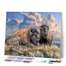 Carica l'immagine nel visualizzatore di Gallery, Diamond Painting - Bisonte