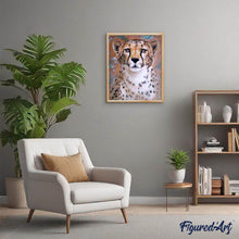 Carica l'immagine nel visualizzatore di Gallery, Diamond Painting - Muso Di Ghepardo