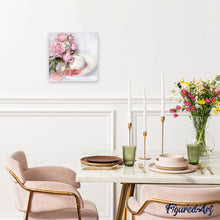 Carica l'immagine nel visualizzatore di Gallery, Diamond Painting - Cappello Bianco E Fiori