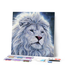 Carica l'immagine nel visualizzatore di Gallery, Diamond Painting - Leone Bianco