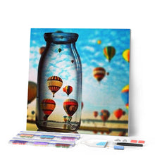Carica l'immagine nel visualizzatore di Gallery, Diamond Painting - Mongolfiera E Vaso