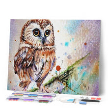 Carica l'immagine nel visualizzatore di Gallery, Diamond Painting - Disegno Di Gufo