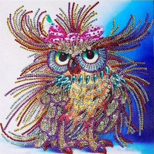 Carica l'immagine nel visualizzatore di Gallery, Diamond Painting - Gufo Alla Moda
