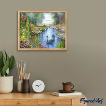 Carica l'immagine nel visualizzatore di Gallery, Diamond Painting - Cigni Neri