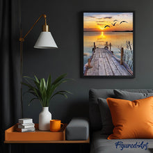Carica l'immagine nel visualizzatore di Gallery, Diamond Painting - Porticciolo Sul Lago