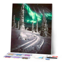 Carica l'immagine nel visualizzatore di Gallery, Diamond Painting - Aurora Boreale