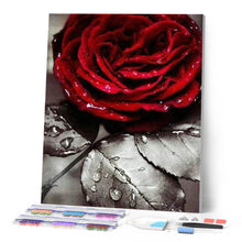 Carica l'immagine nel visualizzatore di Gallery, Diamond Painting - Rosa Rossa