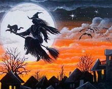 Carica l'immagine nel visualizzatore di Gallery, Diamond Painting - Strega In Volo