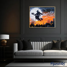 Carica l'immagine nel visualizzatore di Gallery, Diamond Painting - Strega In Volo