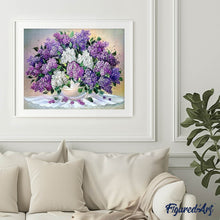 Carica l'immagine nel visualizzatore di Gallery, Diamond Painting - Bouquet Viola