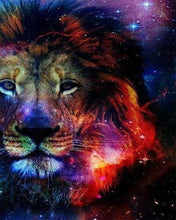 Carica l'immagine nel visualizzatore di Gallery, Diamond Painting - Leone Colorato
