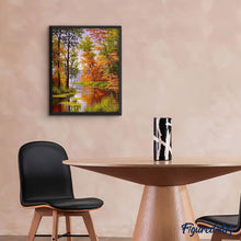 Carica l'immagine nel visualizzatore di Gallery, Diamond Painting - Lago In Autunno