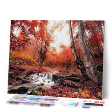 Carica l'immagine nel visualizzatore di Gallery, Diamond Painting - Piccolo Fiume Nella Foresta