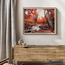 Carica l'immagine nel visualizzatore di Gallery, Diamond Painting - Piccolo Fiume Nella Foresta