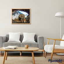 Carica l'immagine nel visualizzatore di Gallery, Diamond Painting - Vista Dell'Elefante