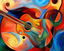 Carica l'immagine nel visualizzatore di Gallery, Diamond Painting - Disegno Di Chitarra