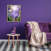 Carica l'immagine nel visualizzatore di Gallery, Diamond Painting - Fiore Viola E Uccello