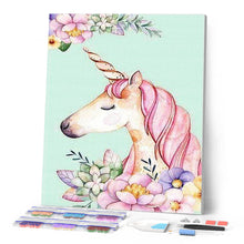 Carica l'immagine nel visualizzatore di Gallery, Diamond Painting - Disegno Di Unicorno