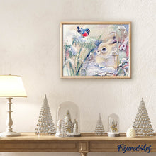 Carica l'immagine nel visualizzatore di Gallery, Diamond Painting - Coniglio Bianco Nella Neve