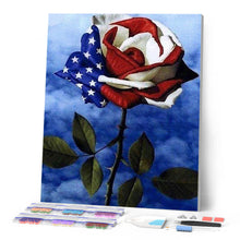 Carica l'immagine nel visualizzatore di Gallery, Diamond Painting - Bandiera Americana Rosa