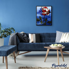 Carica l'immagine nel visualizzatore di Gallery, Diamond Painting - Bandiera Americana Rosa