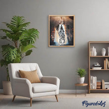 Carica l'immagine nel visualizzatore di Gallery, Diamond Painting - Riflesso Del Gatto Sulla Città