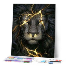 Carica l'immagine nel visualizzatore di Gallery, Diamond Painting - Leone Nero