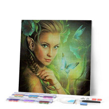 Carica l'immagine nel visualizzatore di Gallery, Diamond Painting - Dea E Farfalle