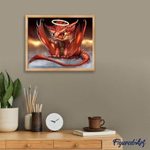 Carica l'immagine nel visualizzatore di Gallery, Diamond Painting - Cucciolo Di Dragone Rosso