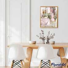 Carica l'immagine nel visualizzatore di Gallery, Diamond Painting - Bicicletta Rosa