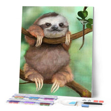 Carica l'immagine nel visualizzatore di Gallery, Diamond Painting - Pigro Su Un Ramo