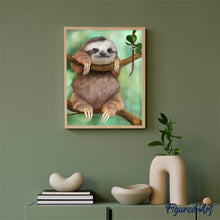 Carica l'immagine nel visualizzatore di Gallery, Diamond Painting - Pigro Su Un Ramo