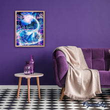 Carica l'immagine nel visualizzatore di Gallery, Diamond Painting - Delfini E Fiume Incantato