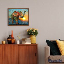 Carica l'immagine nel visualizzatore di Gallery, Diamond Painting - Elefante Artistico